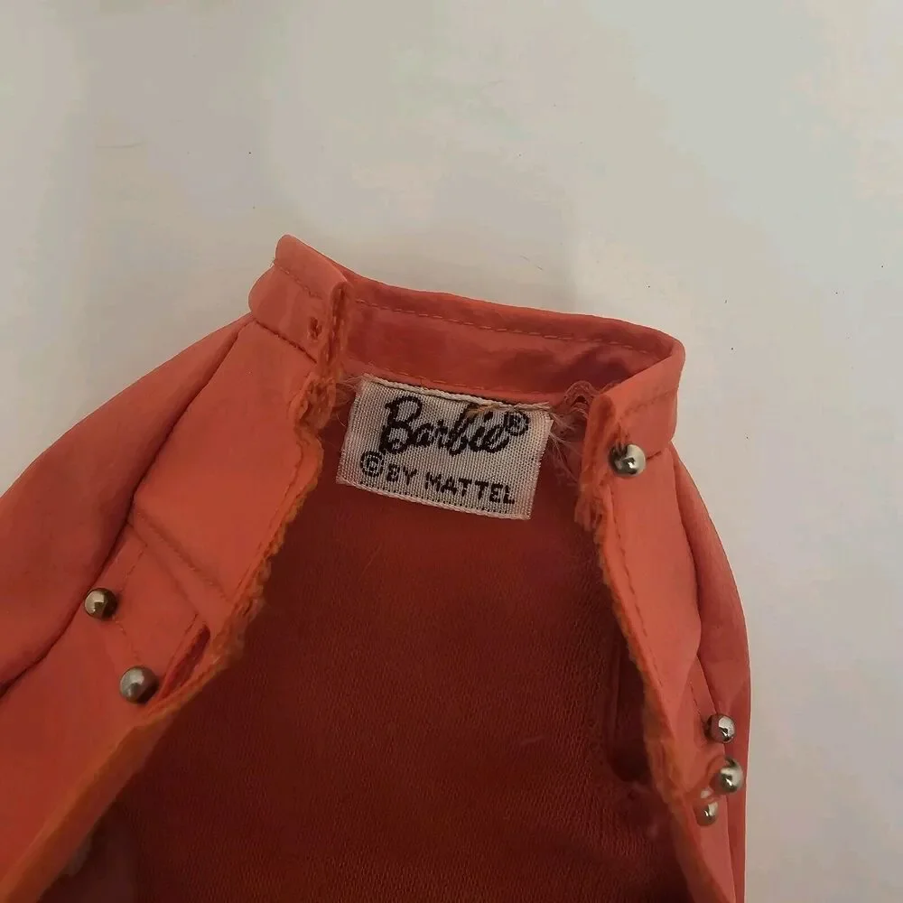 Vintage 70s Barbie The Ski Scene #1797 Orange Jacket And Yellow Pants